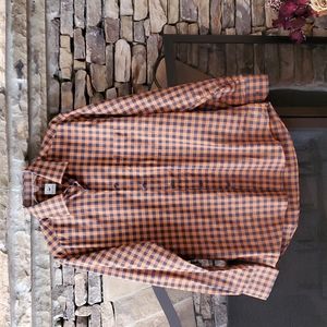 HERRBON Men's Plaid Long Sleeve Button Down Shirt